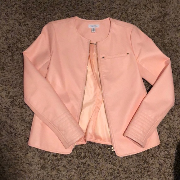 Calvin Klein Leather Jacket - Picture 2 of 6